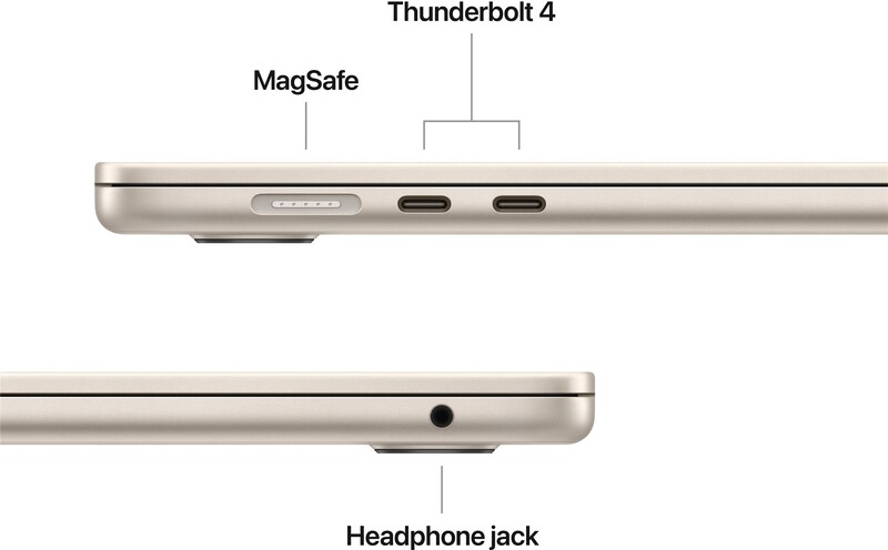 Ноутбук Apple MacBook Air 15.3" M5 16/512GB 2026 Starlight (MDVD4UA/A)