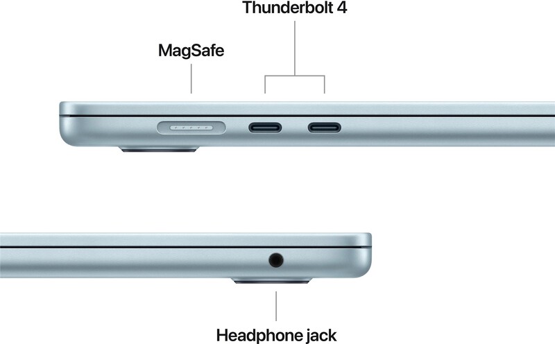 Ноутбук Apple MacBook Air 15.3" M5 16/512GB 2026 Sky Blue (MDVQ4UA/A)