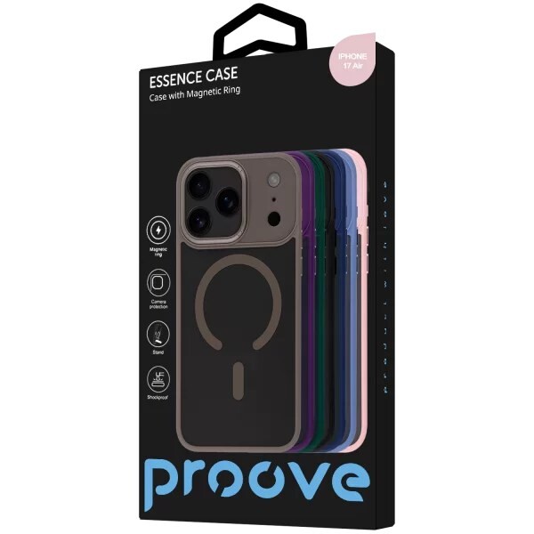 Чохол-накладка Proove Essence Case with Magnetic Ring для Apple iPhone 17 Air Pink Sand (PCECIP17AR28)