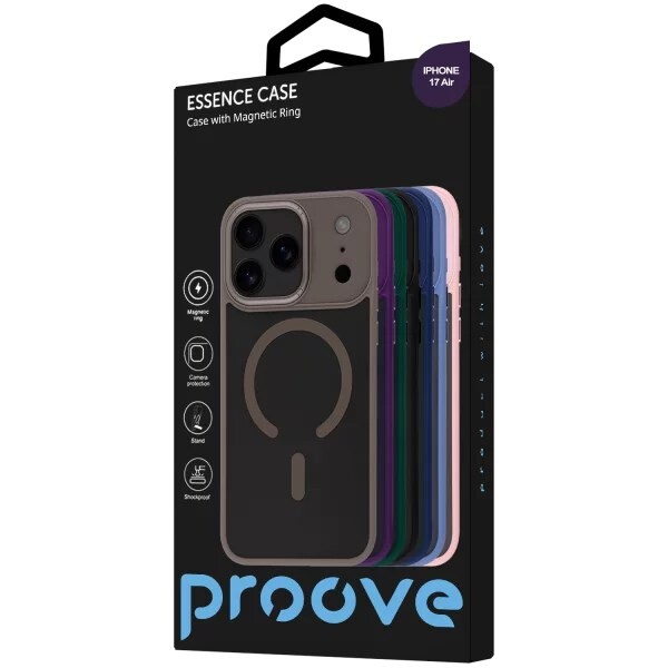 Чохол-накладка Proove Essence Case with Magnetic Ring для Apple iPhone 17 Air Deep Purple (PCECIP17AR04)