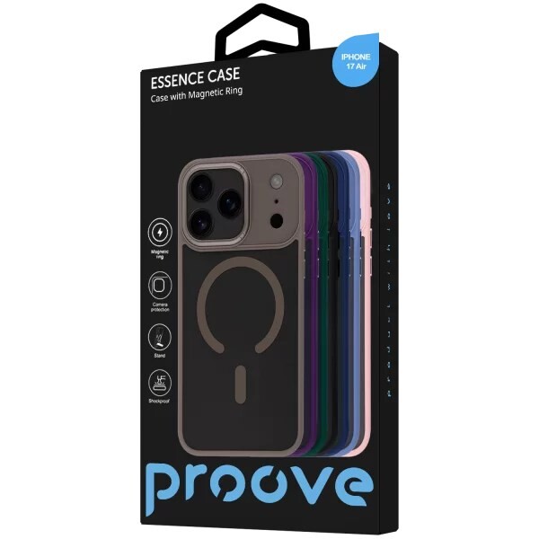 Чохол-накладка Proove Essence Case with Magnetic Ring для Apple iPhone 17 Air Sierra Blue (PCECIP17AR11)