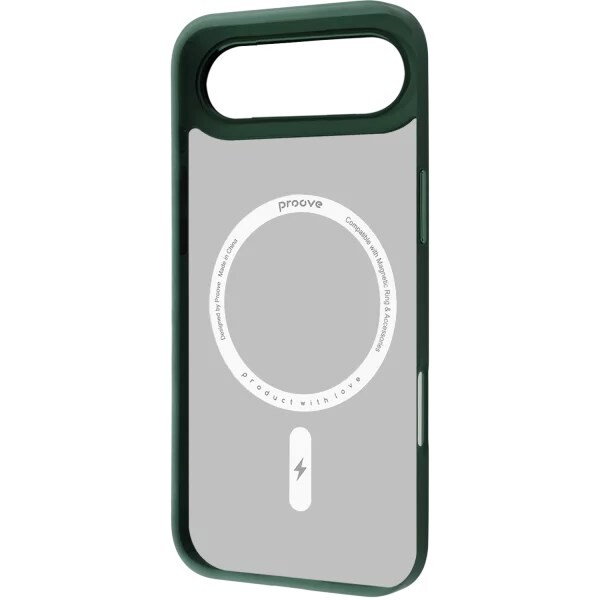 Чохол-накладка Proove Essence Case with Magnetic Ring для Apple iPhone 17 Air Green (PCECIP17AR06)