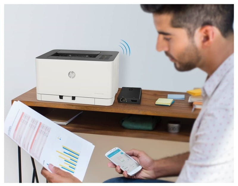 Принтер А4 HP Color Laser 150nw с Wi-Fi (4ZB95A)