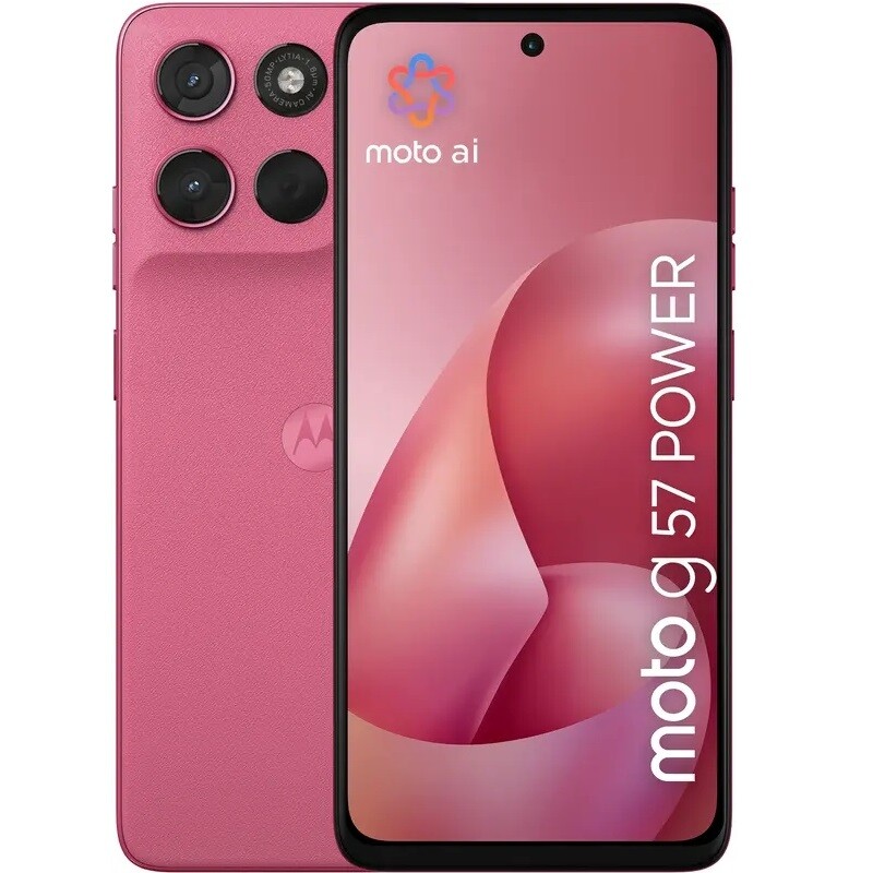 Смартфон Motorola Moto G57 Power 8/256GB Pink Lemonade (PBAH0005RO)