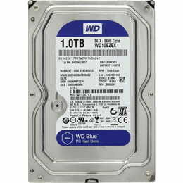 Накопитель HDD SATA 1.0TB WD Blue 7200rpm 64MB (WD10EZEX)