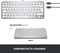 Фото - Клавіатура бездротова Logitech MX Keys Mini For Mac Minimalist Wireless Illuminated Pale Grey (920-010526) | click.ua