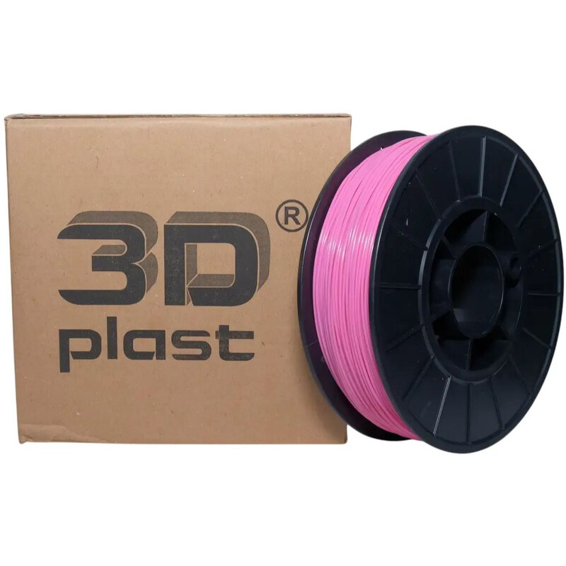 PLA-пластик 3Dplast для 3D-принтера 1.75 мм 0.85 кг, Pink (3DPLA17508PNK)