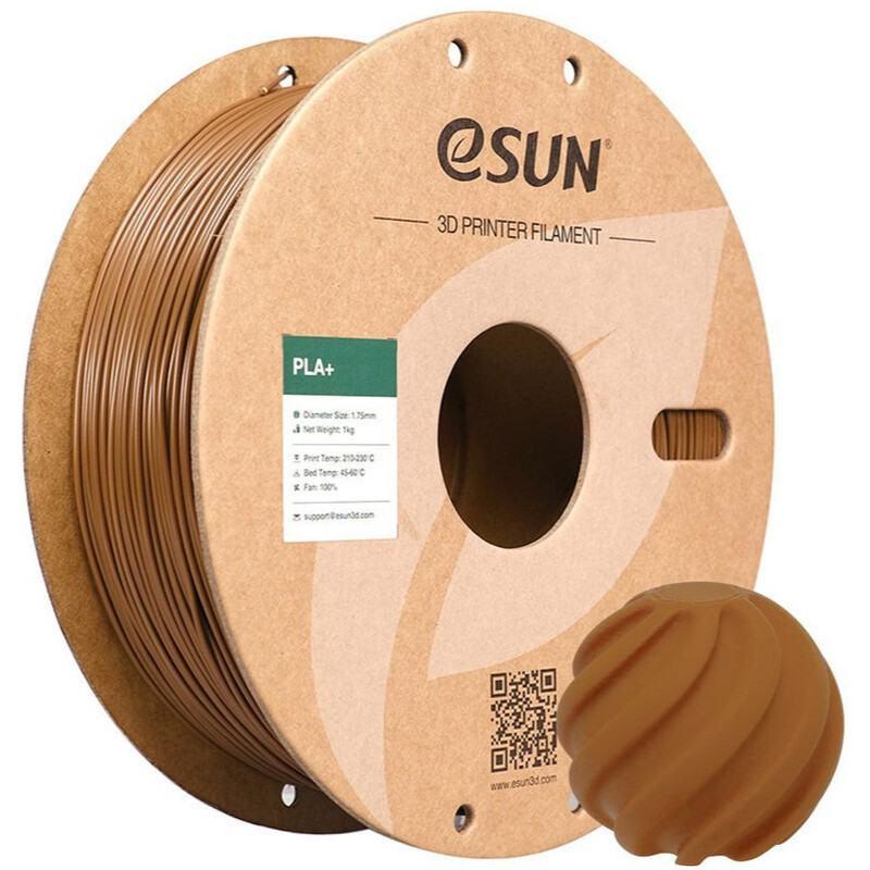PLA-пластик eSUN для 3D-принтера 1.75 мм 1 кг, Brown (PLA+P175C1)
