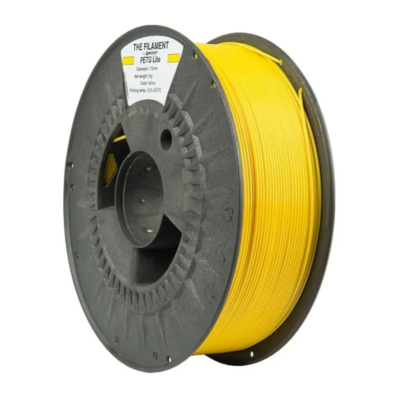 PETG-пластик Filament Lite для 3D-принтера 1.75 мм 1 кг, Yellow (TF-24242)