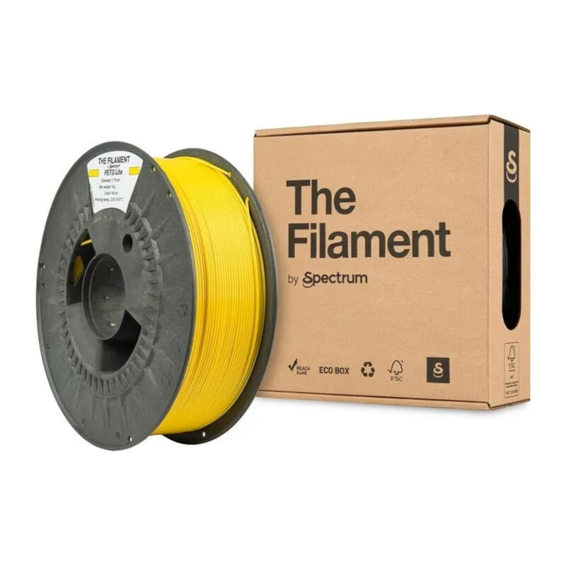 PETG-пластик Filament Lite для 3D-принтера 1.75 мм 1 кг, Yellow (TF-24242)