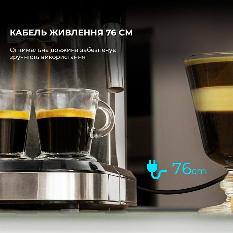 Кофеварка рожковая Cecotec Cafelizzia 790 Steel CCTC-01582 (8435484015820)