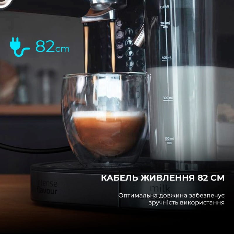 Кофеварка рожковая Cecotec Cumbia Instant-ccino 20 Chic Serie Nera CCTC-01590 (8435484015905)