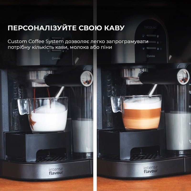 Кофеварка рожковая Cecotec Cumbia Instant-ccino 20 Chic Serie Nera CCTC-01590 (8435484015905)