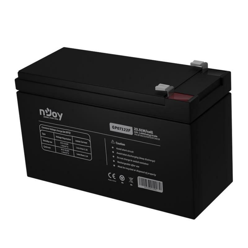 Аккумуляторная батарея Njoy GP07122F 12V 7AH (BTVACGUOBTD2FCN01B) AGM