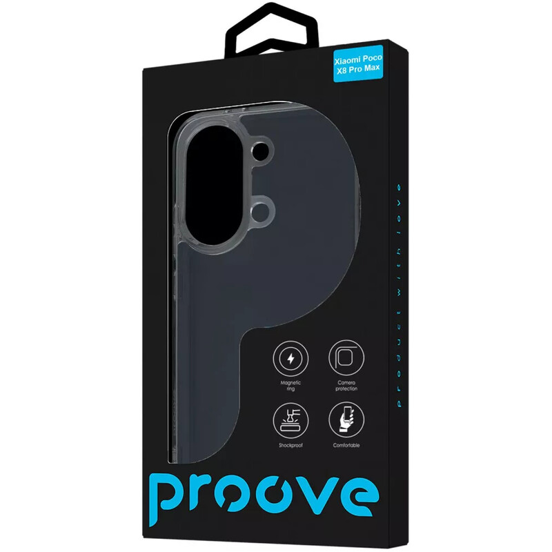 Чeхол-накладка Proove Sphere Case для Poco X8 Pro Max Transparent (PCSPXPXMX801)