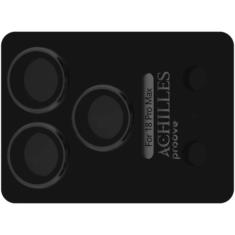 Захисне скло Proove Achilles Full Metal для камеры iPhone 18 Pro Max Black (CPPAFM18PM01)
