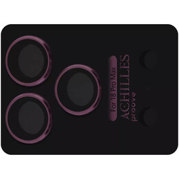 Захисне скло Proove Achilles Full Metal для камеры iPhone 18 Pro Max Cherry Red (CPPAFM18PM17)