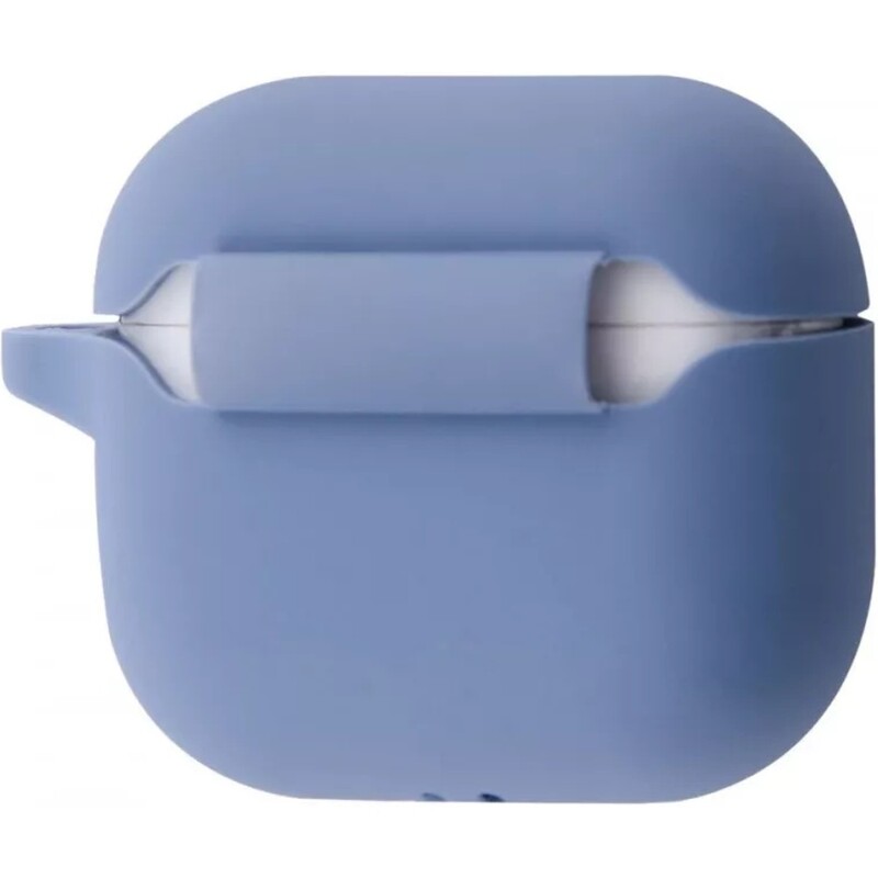 Чeхол PRC Silicone Case New для Apple AirPods 4 Lavender Gray
