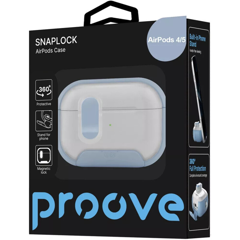Чeхол Proove SNAPLOCK для Apple AirPods 4/5 Sky Blue (PCSLAR050017)
