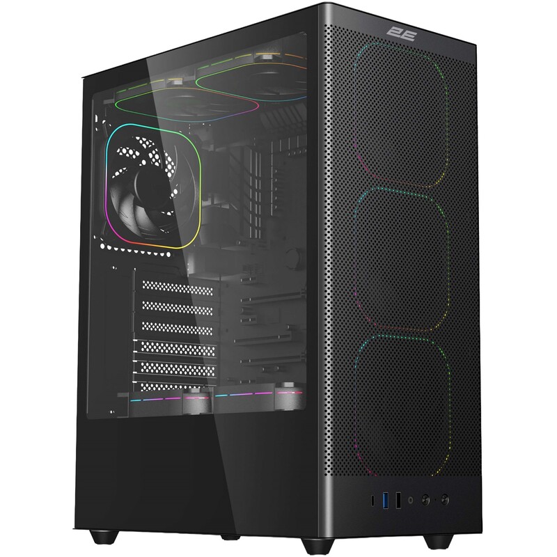 Корпус 2E Gaming Iconic V8210B Black без БЖ (2E-V8210B)