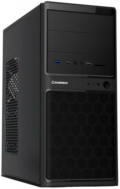 Корпус GameMax MT-306-NP-U3-CR Black без БП