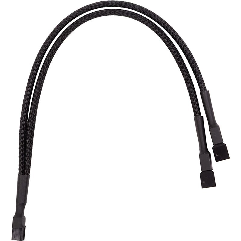 Розгалужувач для кулерів PowerPlant 4-pin PWM - 4-pin + 4-pin PWM, 0.23 м (CA916412)