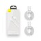 Фото - Кабель Baseus Simple Wisdom USB-USB-C, 1.5м White (TZCATZJ-02) | click.ua