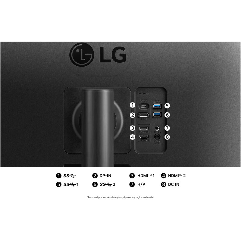 Монитор 34" LG 34WR55QK-B (34WR55QK-B.ADRZ) VA Black Curved 100Hz