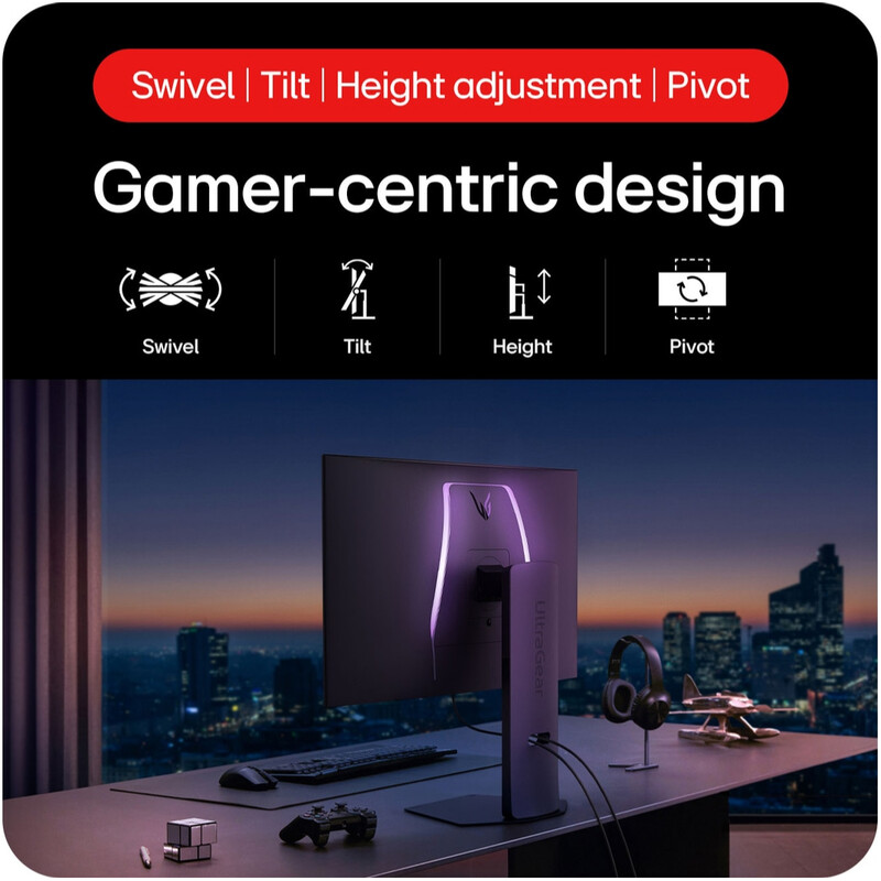 Монітор 31.5" LG 32GS95UV-B (32GS95UV-B.ADRZ) OLED Black 240Hz