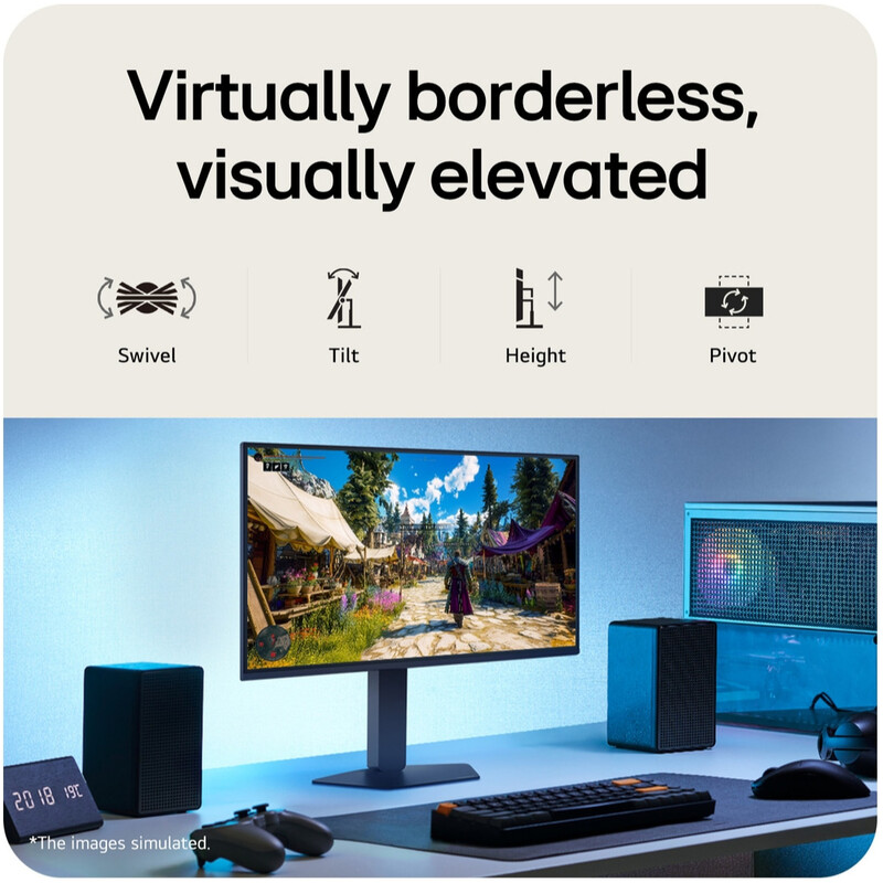 Монітор 24.5" LG UltraGear 25G550B-B (25G550B-B.ADRZ) IPS Black 300Hz