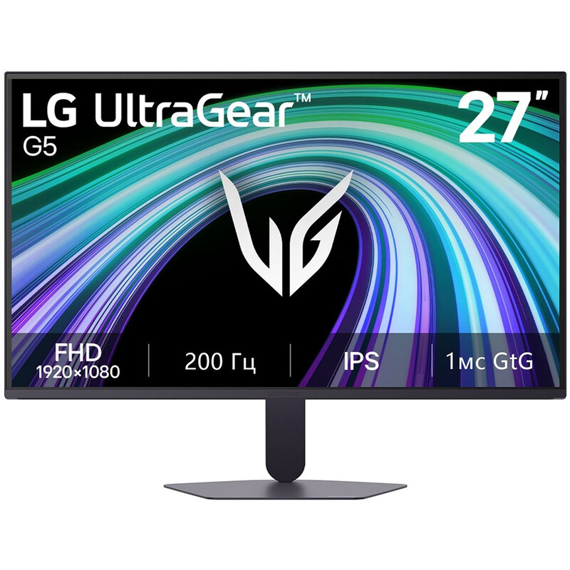 Монітор 27" LG UltraGear G5 27G523B-B (27G523B-B.ADRZ) IPS Black 200Hz
