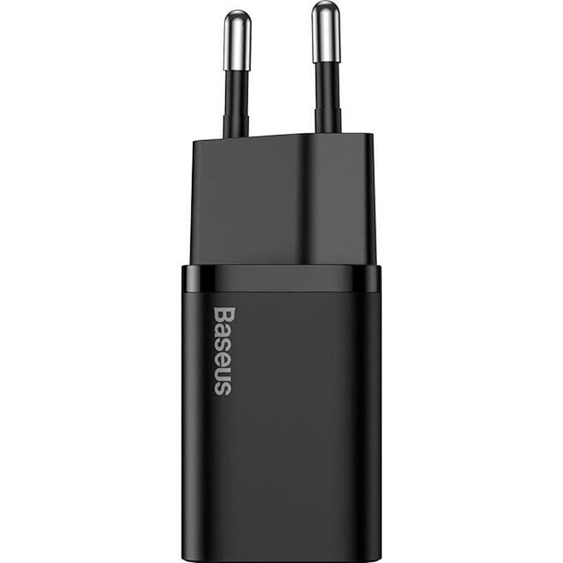 Мережевий зарядний пристрій Baseus (1USB-C) 20W Black (CCSUP-B01)