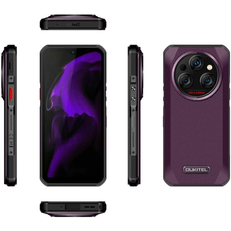Смартфон Oukitel WP35 8/256GB Purple (6941749817761)