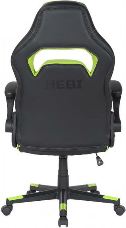 Крісло для геймерів 2E Gaming Hebi Black/Green (2E-GC-HEB-BK)