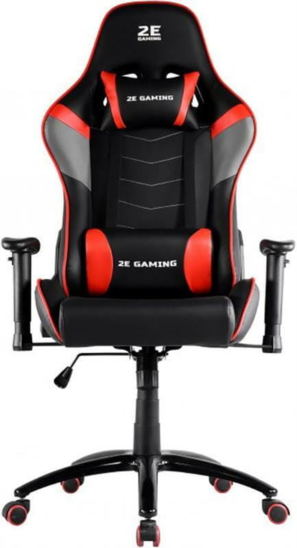 Крісло для геймерів 2E Gaming Chair Bushido Black/Red (2E-GC-BUS-BKRD)