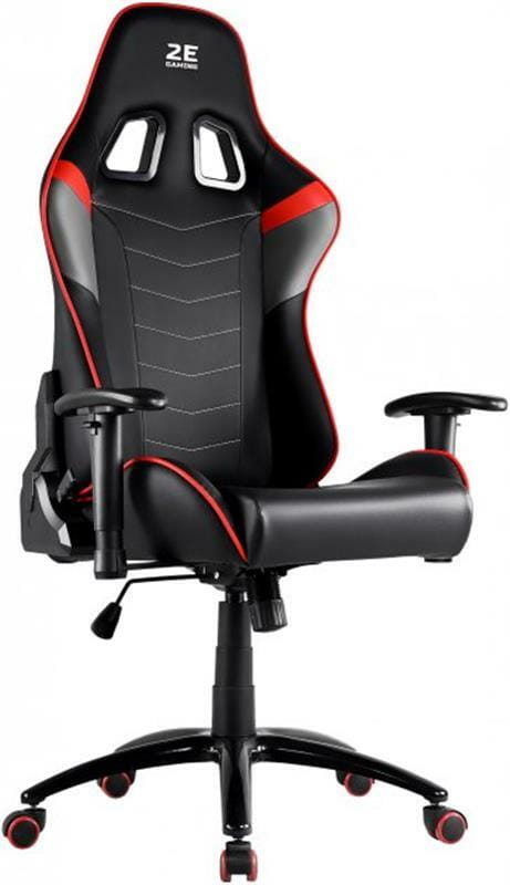 Крісло для геймерів 2E Gaming Chair Bushido Black/Red (2E-GC-BUS-BKRD)