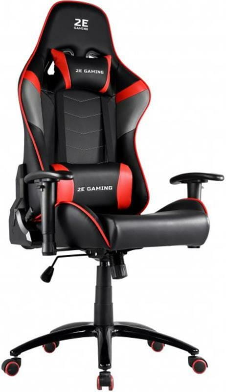 Крісло для геймерів 2E Gaming Chair Bushido Black/Red (2E-GC-BUS-BKRD)