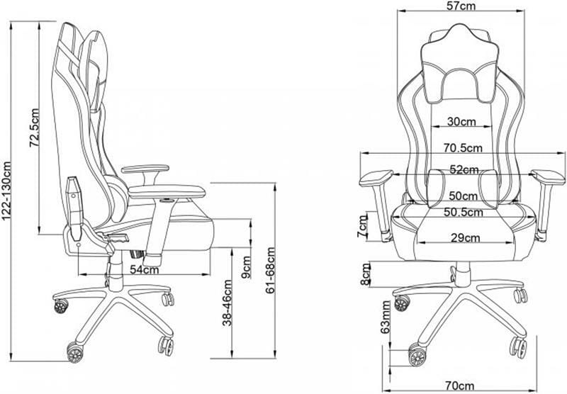 Кресло для геймеров 2E Gaming Basan Black/Red (2E-GC-BAS-BKRD)