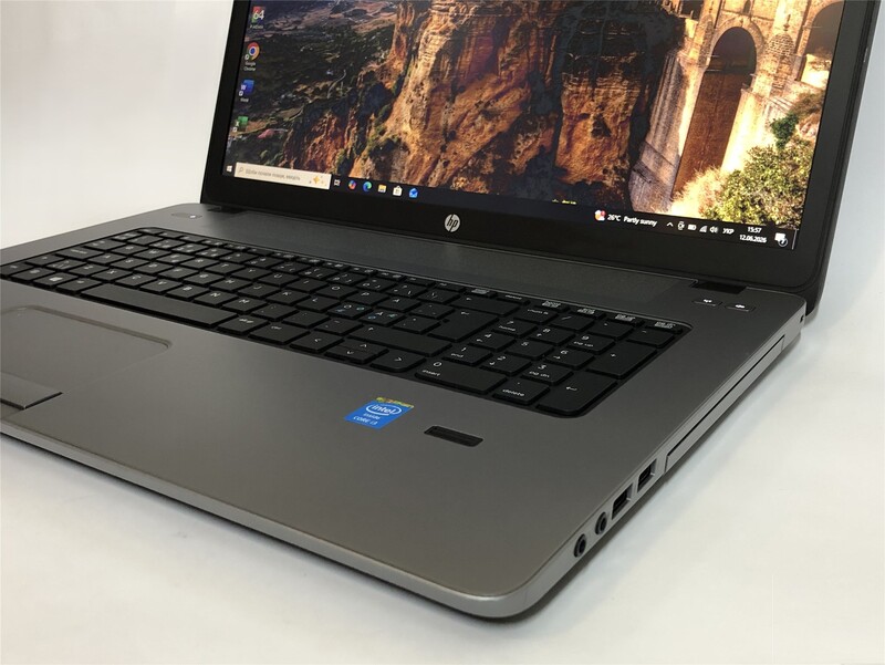 Ноутбук HP ProBook 470 G1 / 17.3" (1600x900) / i3-4000M / 8GB / 500GB HDD / AMD Radeon HD 8750M, 1GB / Win10Pro / сканер отпечатка - Б/у