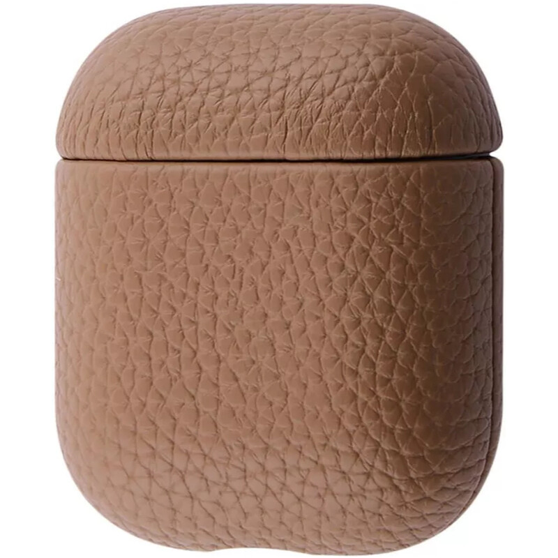 Чeхол PRC Leather Case для Apple AirPods 1/2 Brown