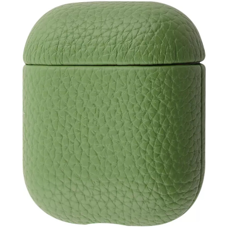 Чeхол PRC Leather Case для Apple AirPods 1/2 Olive