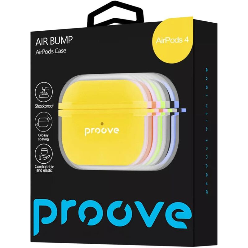 Чeхол Proove Air Bump Case AirPods 4 Yellow