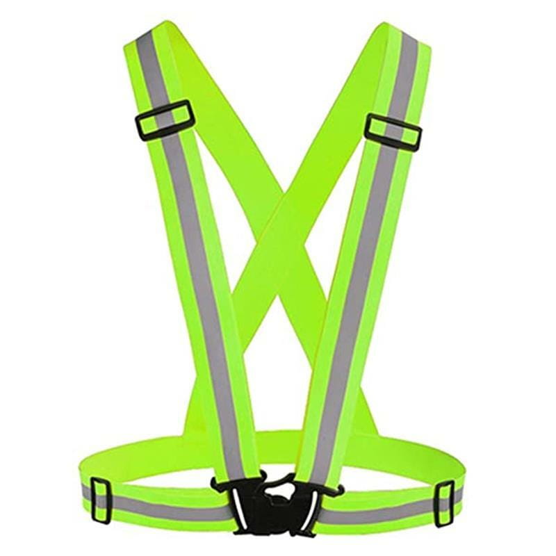 Світловідбивний пояс-жилет для велосипедистів UFT waistcoat Green (UFTrefcoatGreen)