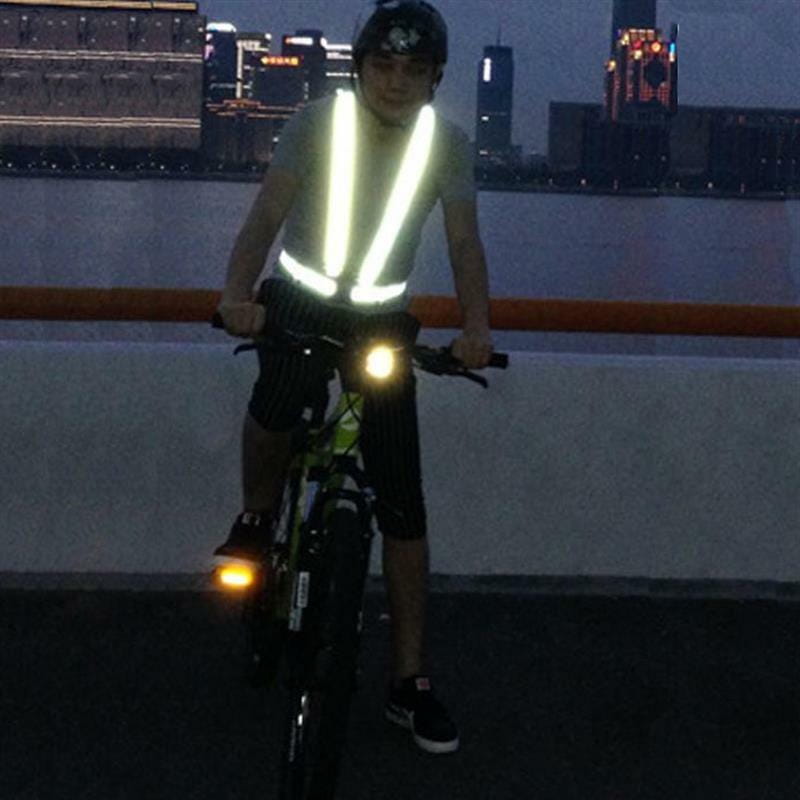 Світловідбивний пояс-жилет для велосипедистів UFT waistcoat Green (UFTrefcoatGreen)