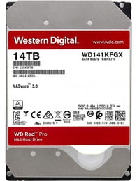 Накопитель HDD SATA 14.0TB WD Red Pro NAS 7200rpm 512MB (WD141KFGX)