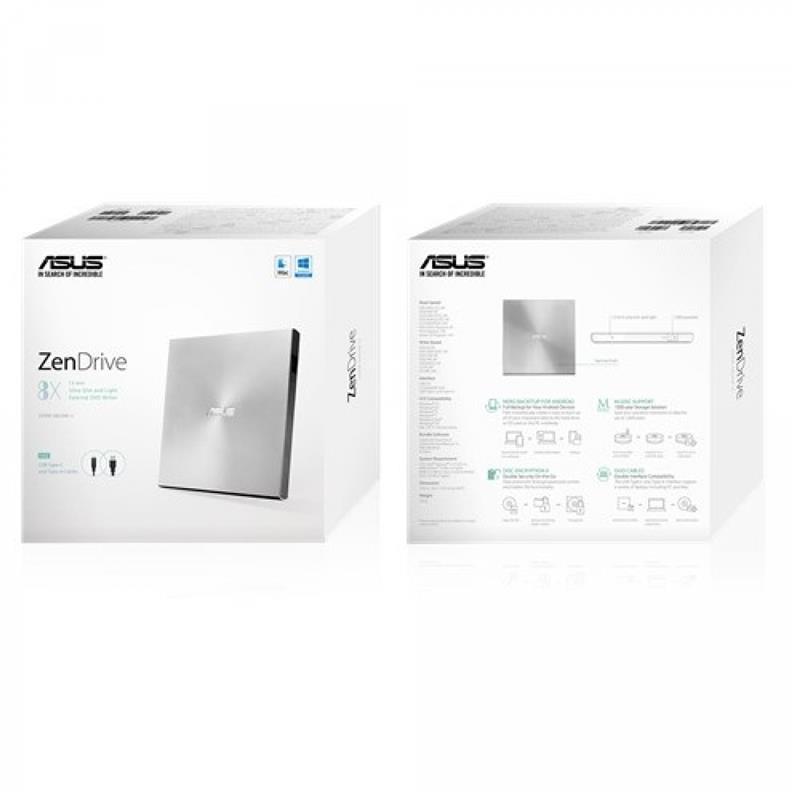 DVD+/-RW ASUS ZenDrive U9M (SDRW-08U9M-U) Silver