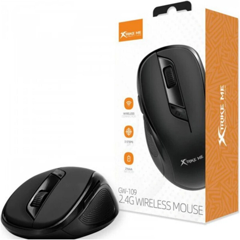 Миша бездротова Xtrike Me GW-109 Wireless Black (GW-109)