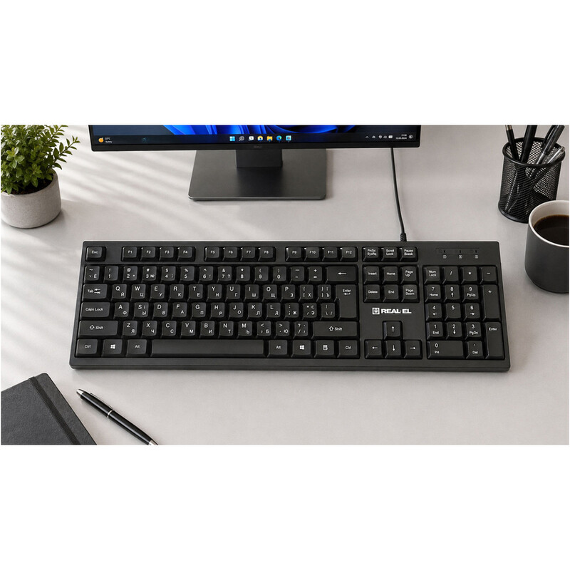 Клавиатура REAL-EL RK-510 Black