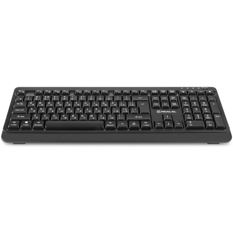 Клавіатура бездротова REAL-EL RK-760W Black