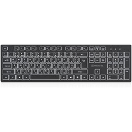 Клавіатура бездротова REAL-EL RK-725W Black